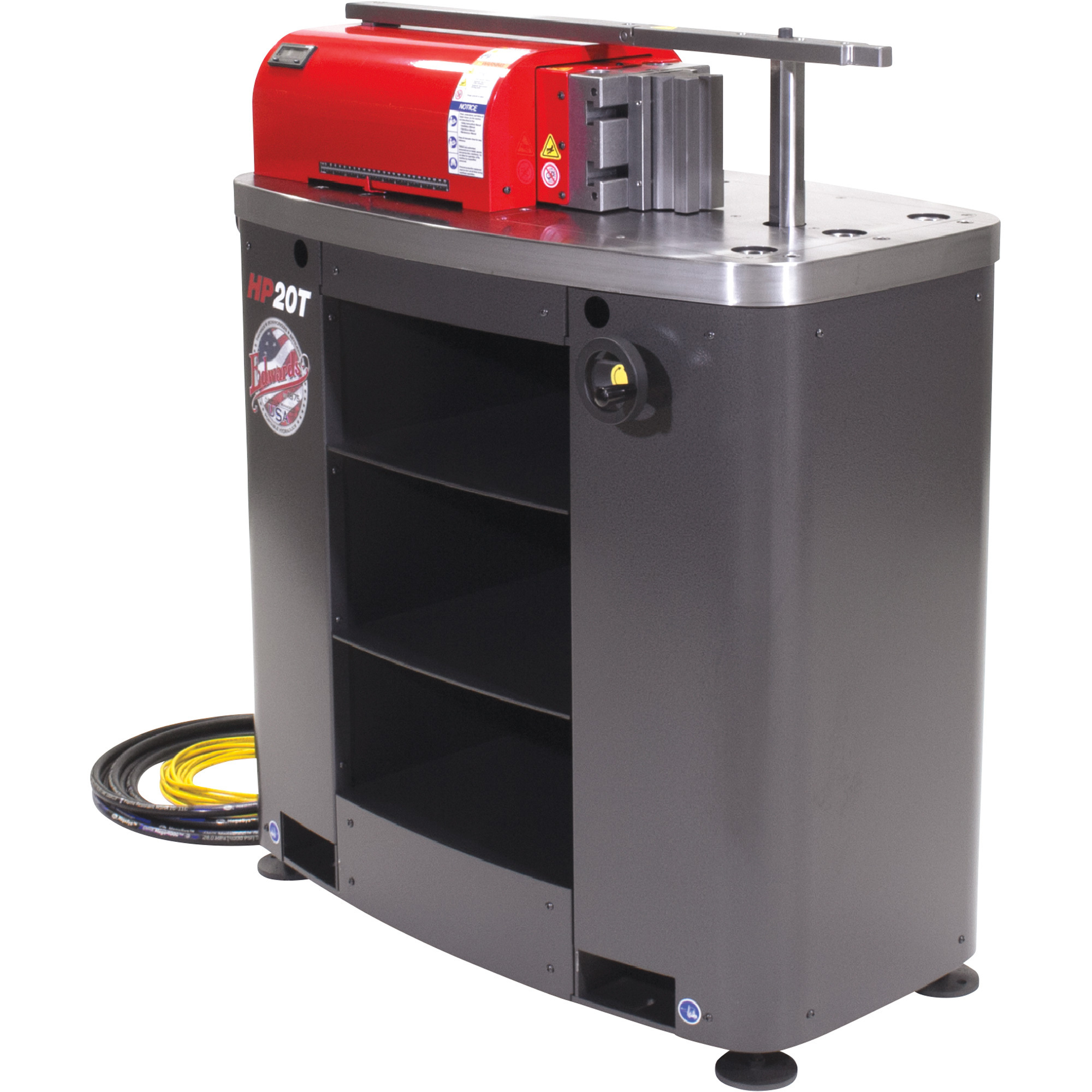 Edwards 20-Ton Horizontal Press with Porta Power, 3-Phase, 230 Volt, Model# HAT6020